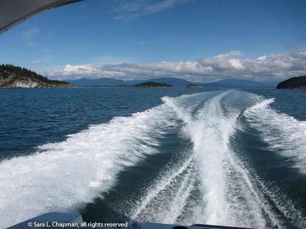 Boat-wake-anacortes-0935 boat wake, ocean, puget sound, anacortes, islands, scenic, clouds, blue