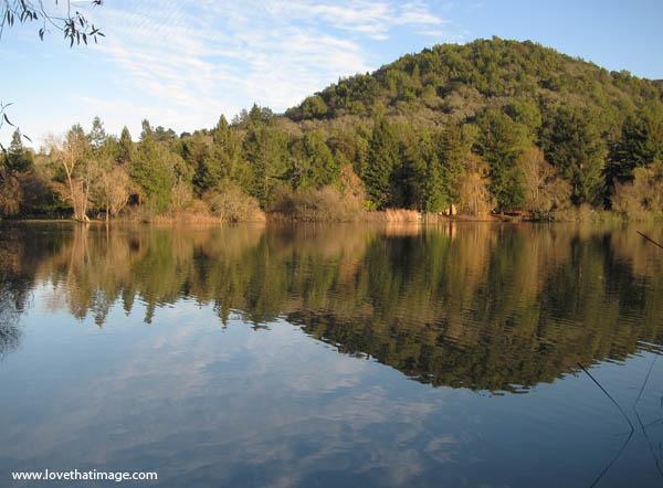 Spring-Lake-CA-6173 reflections, winter, sky